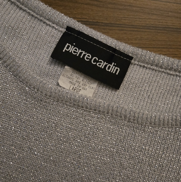 Vintage Pierre Cardin silver pullover - Picture 3 of 7